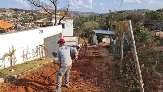 NOVA REDE DE ÁGUA É CONSTRUÍDA NO ALTO DO MUSEU, EM AMARANTINA